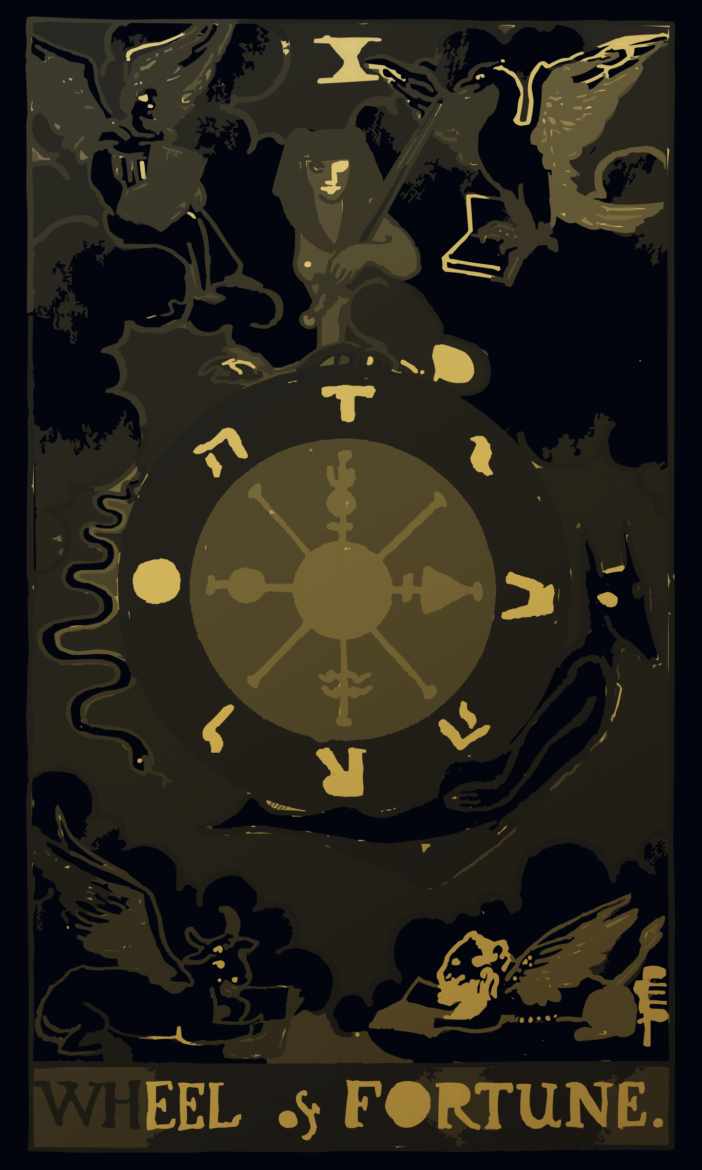 Wheel of Fortune tarot card