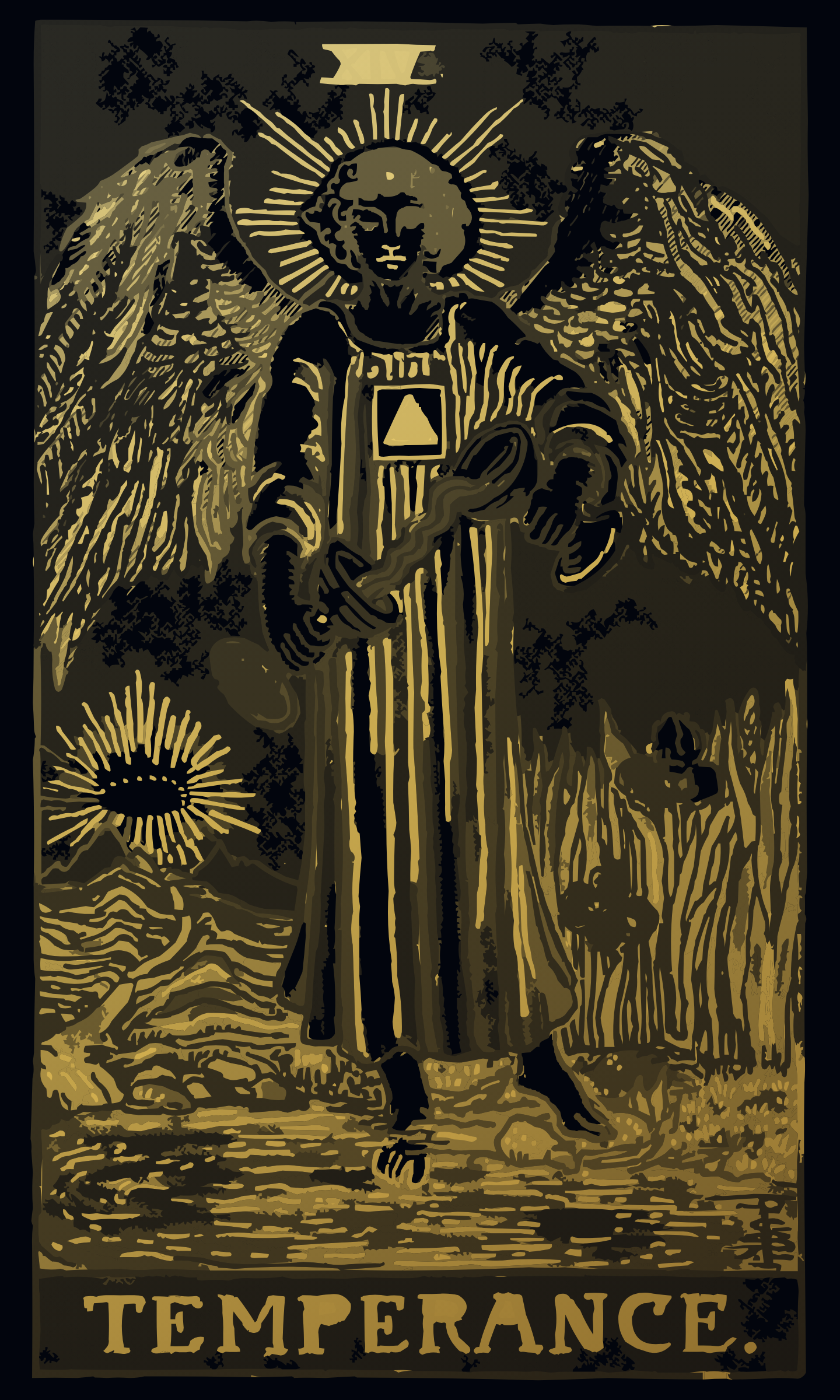 Temperance tarot card