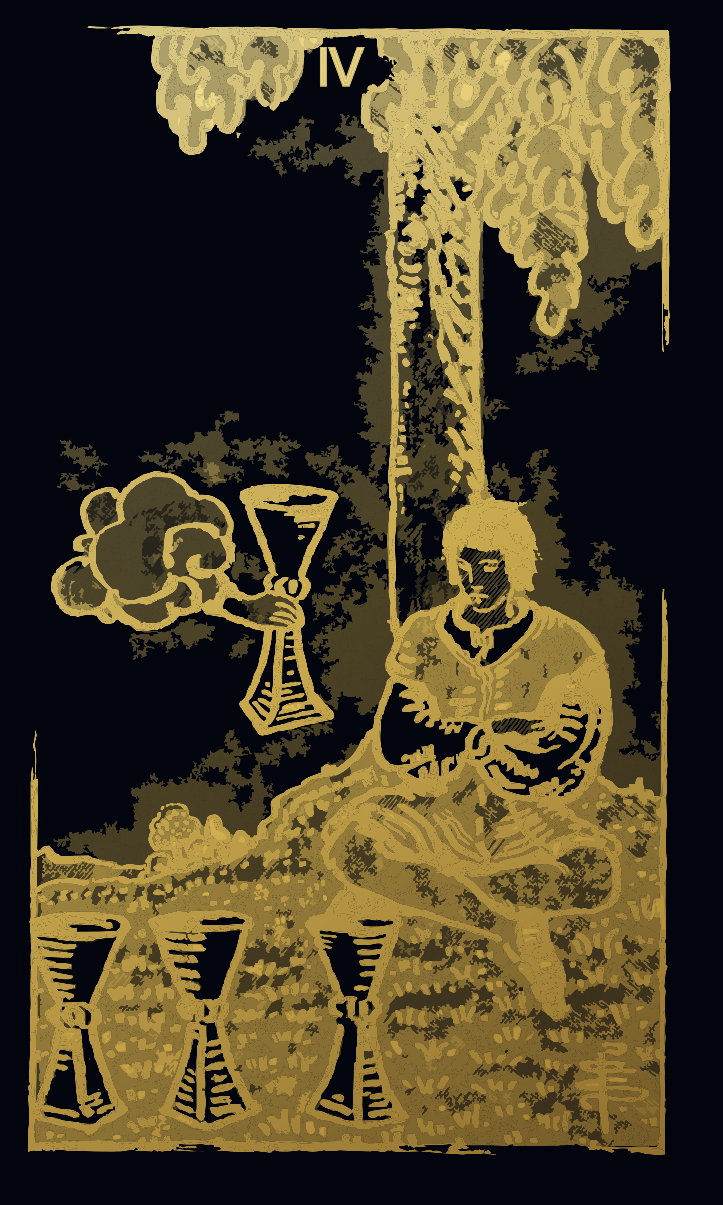 Four of Cups tarot card