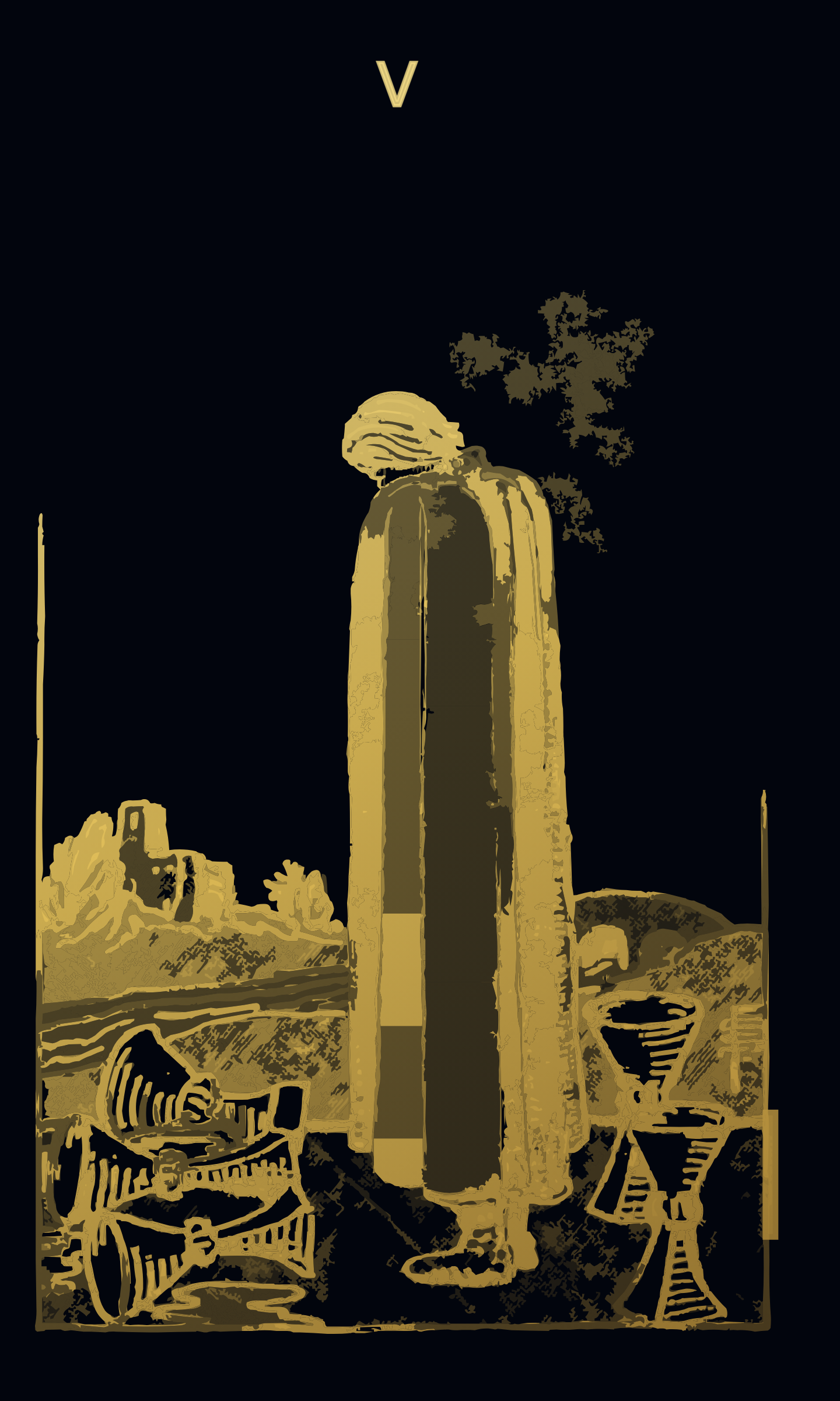 Five of Cups tarot card