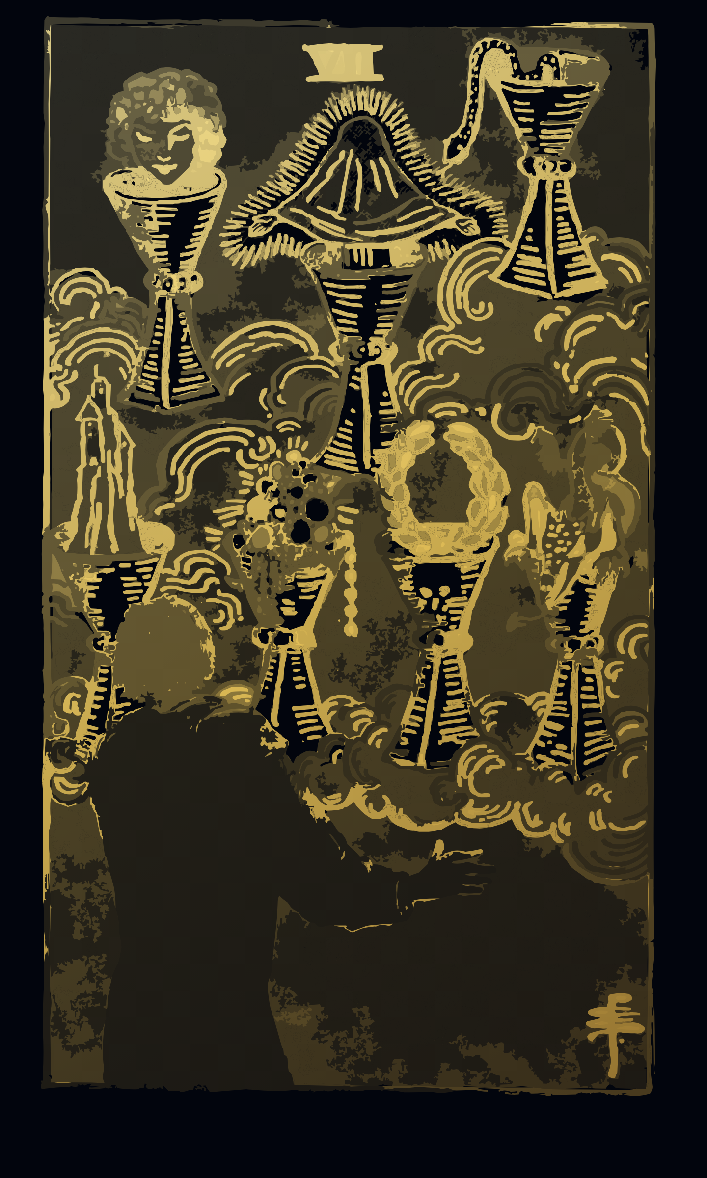 Seven of Cups tarot card