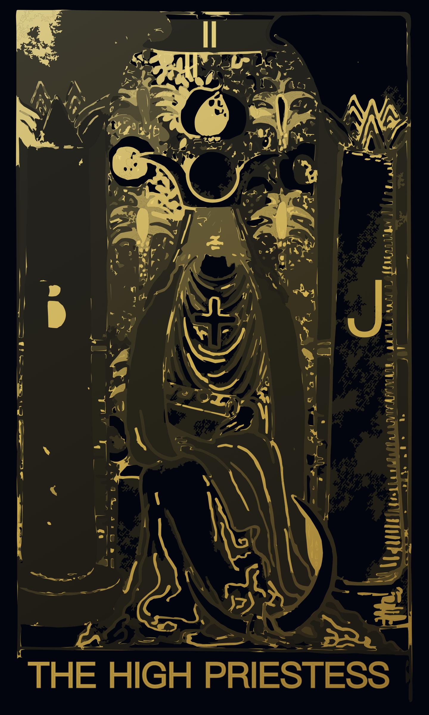 The High Priestess tarot card