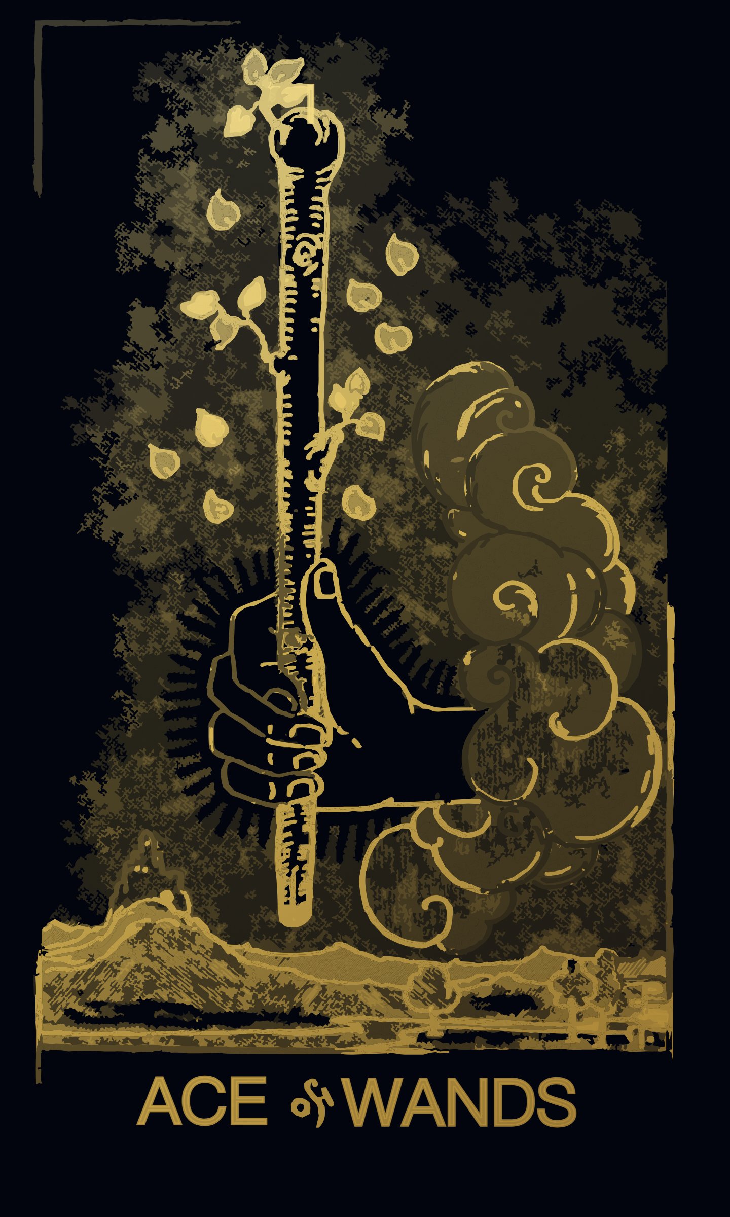 Ace of Wands tarot card
