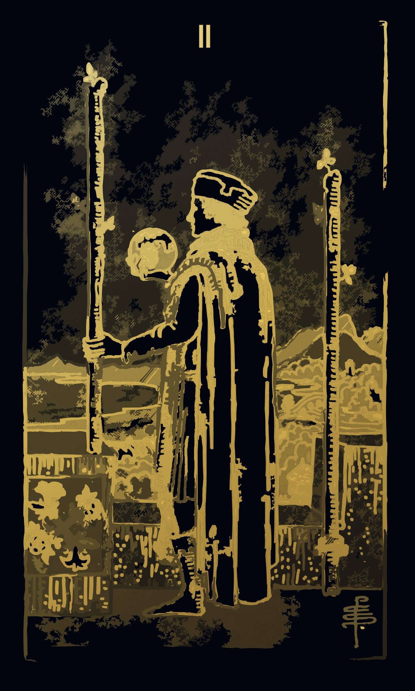 Two of Wands tarot card