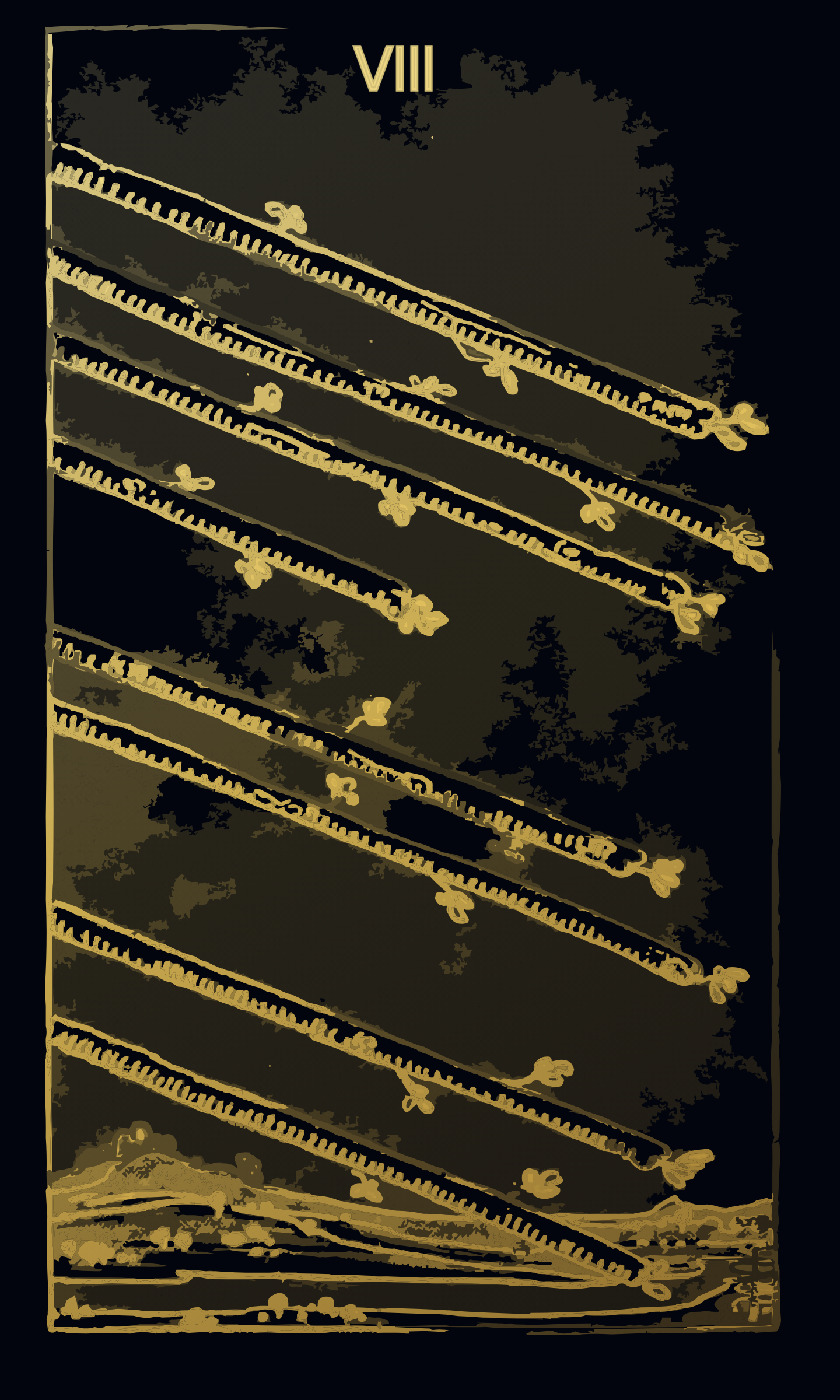 Eight of Wands tarot card