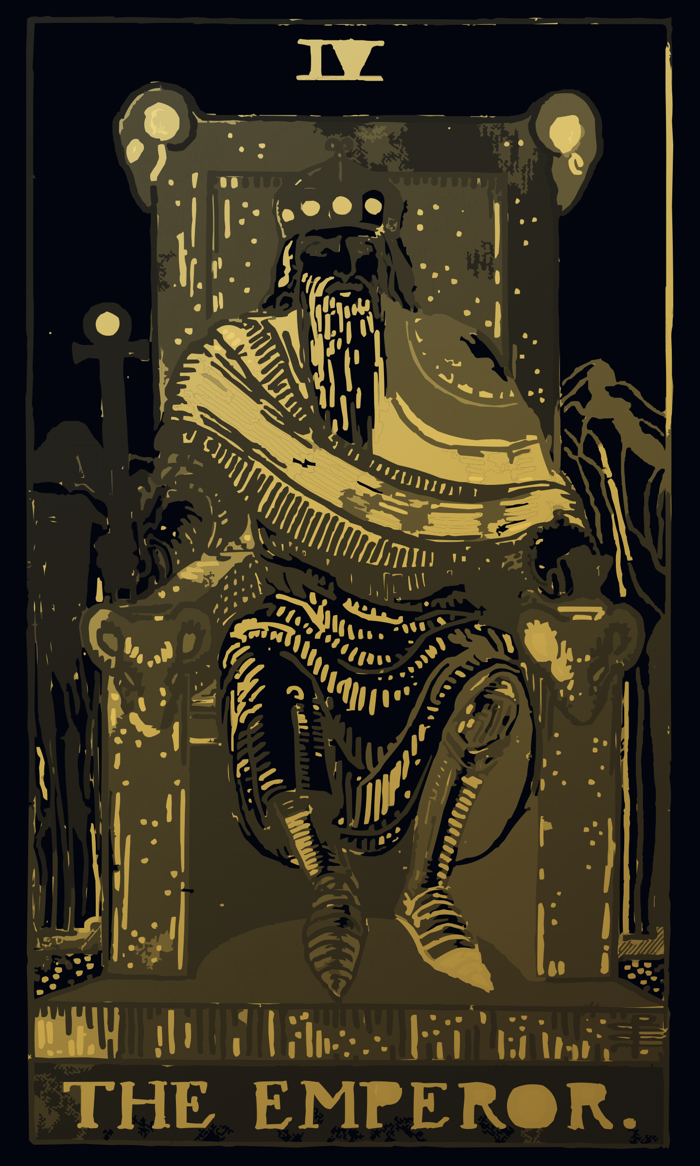 The Emperor tarot card