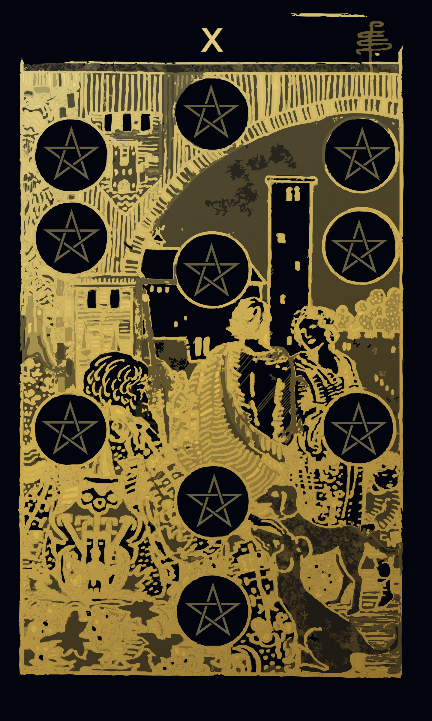 Ten of Pentacles tarot card