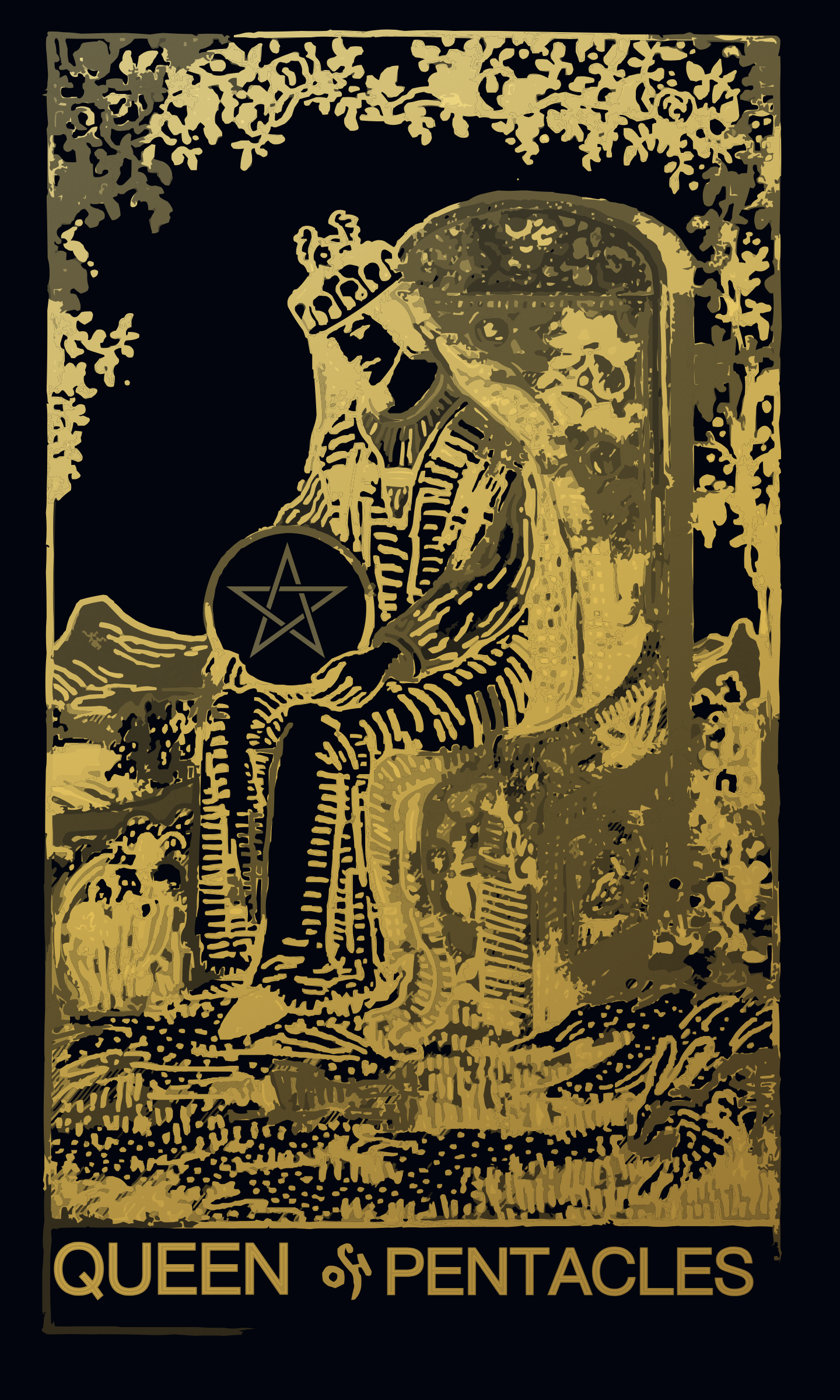 Queen of Pentacles tarot card