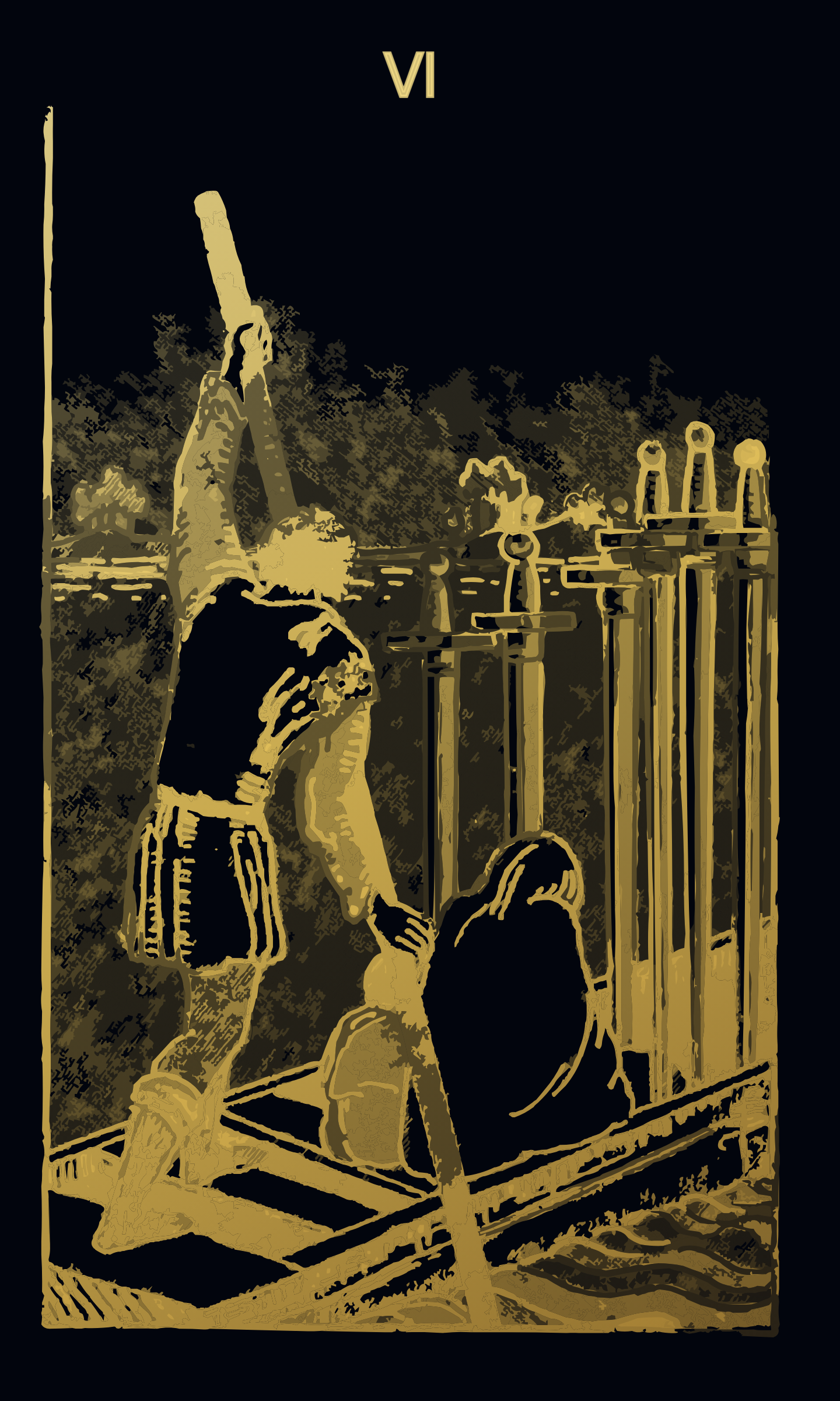 Six of Swords tarot card