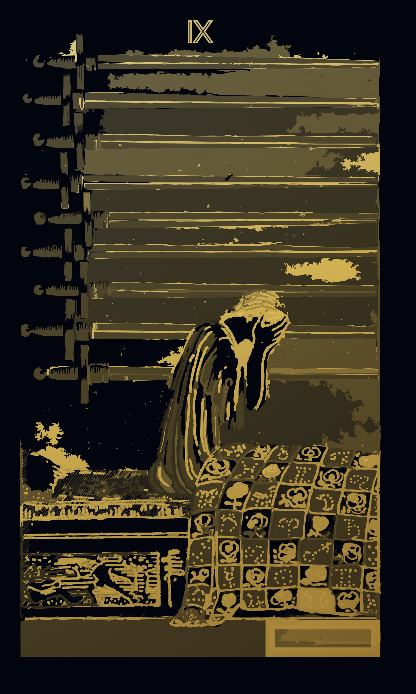 Nine of Swords tarot card