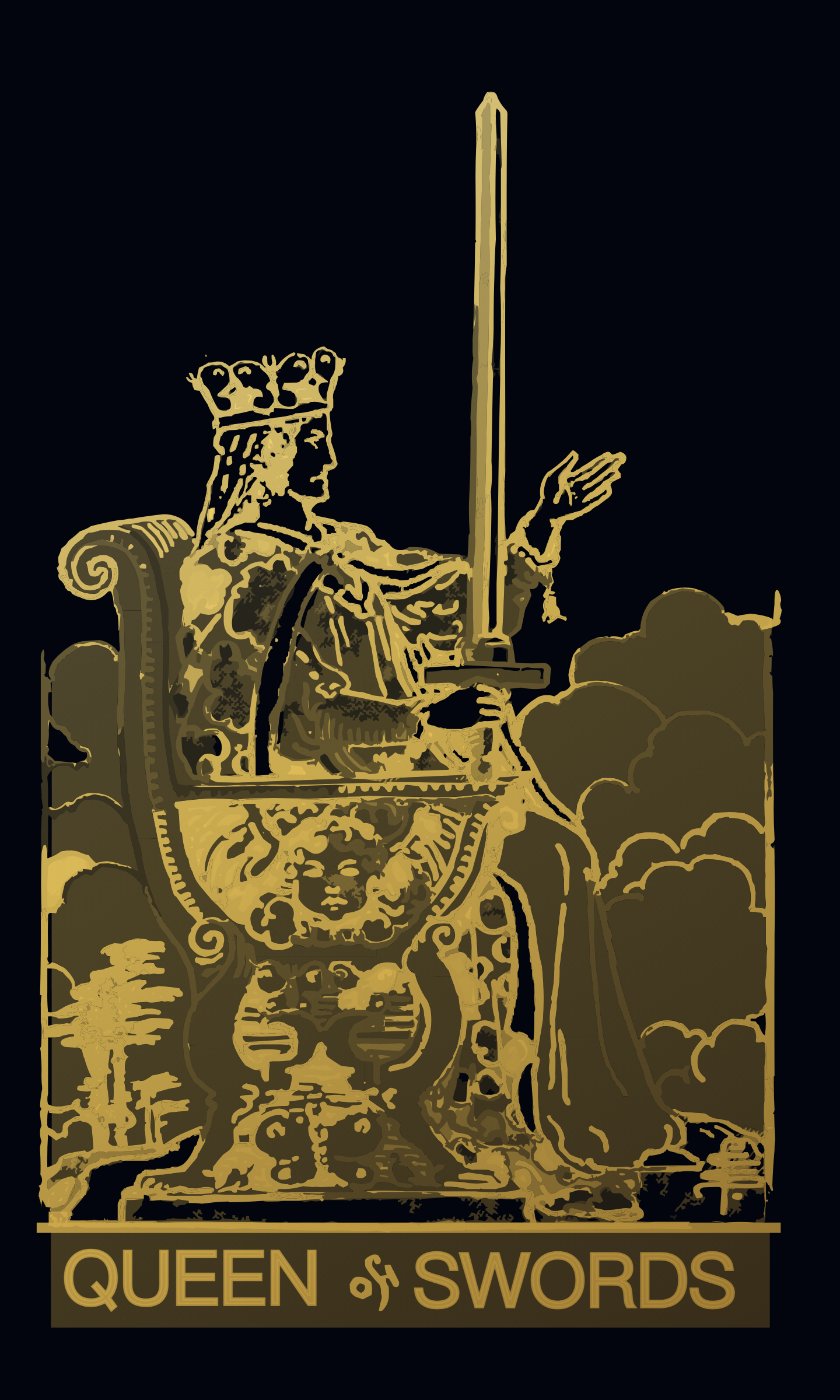 Queen of Swords tarot card