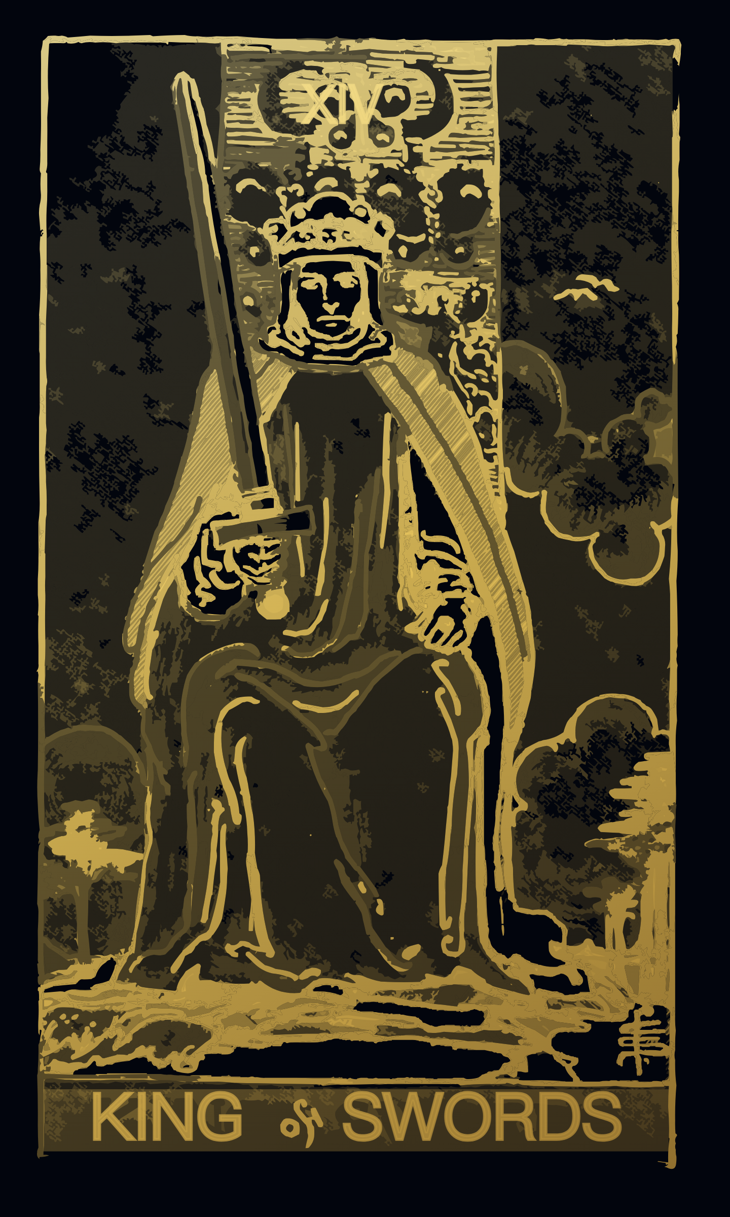 King of Swords tarot card